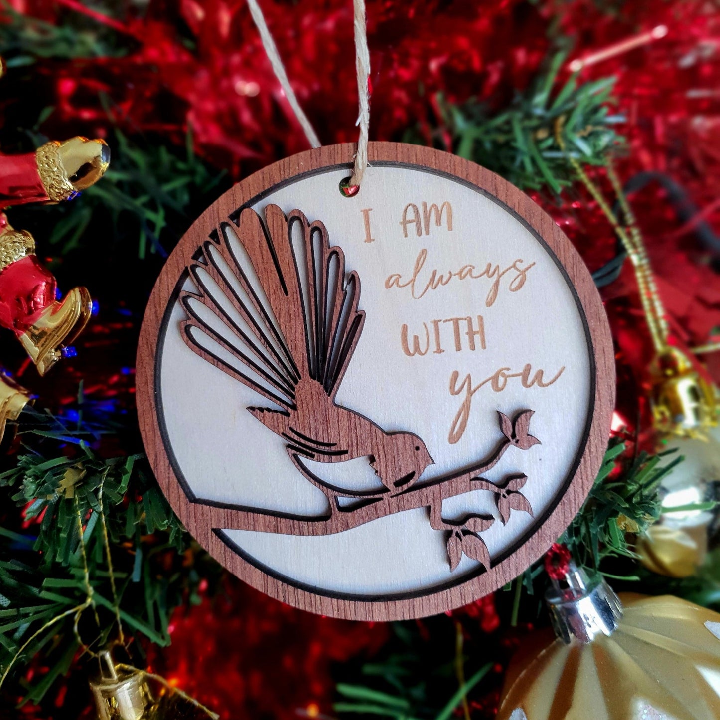 Fantail Memorial Ornament