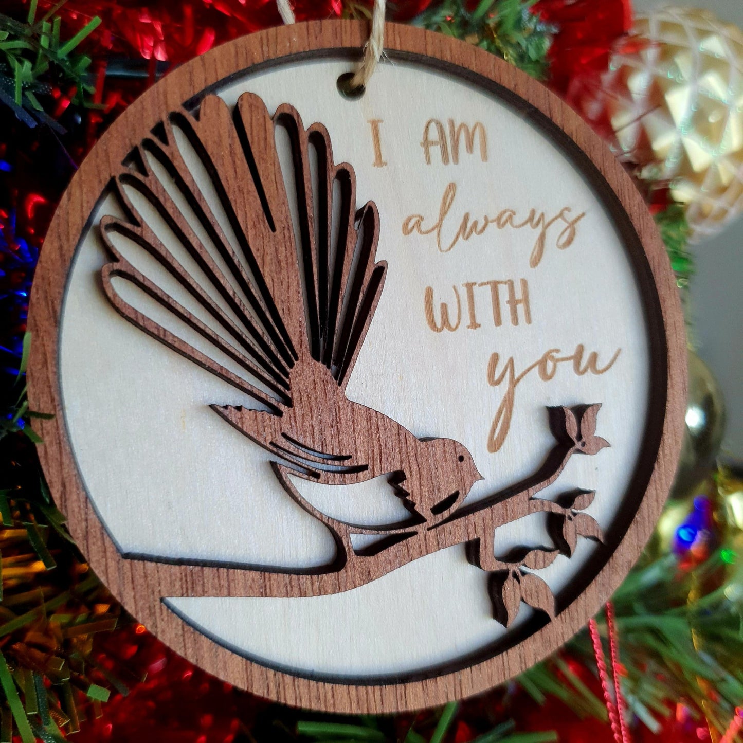 Fantail Memorial Ornament