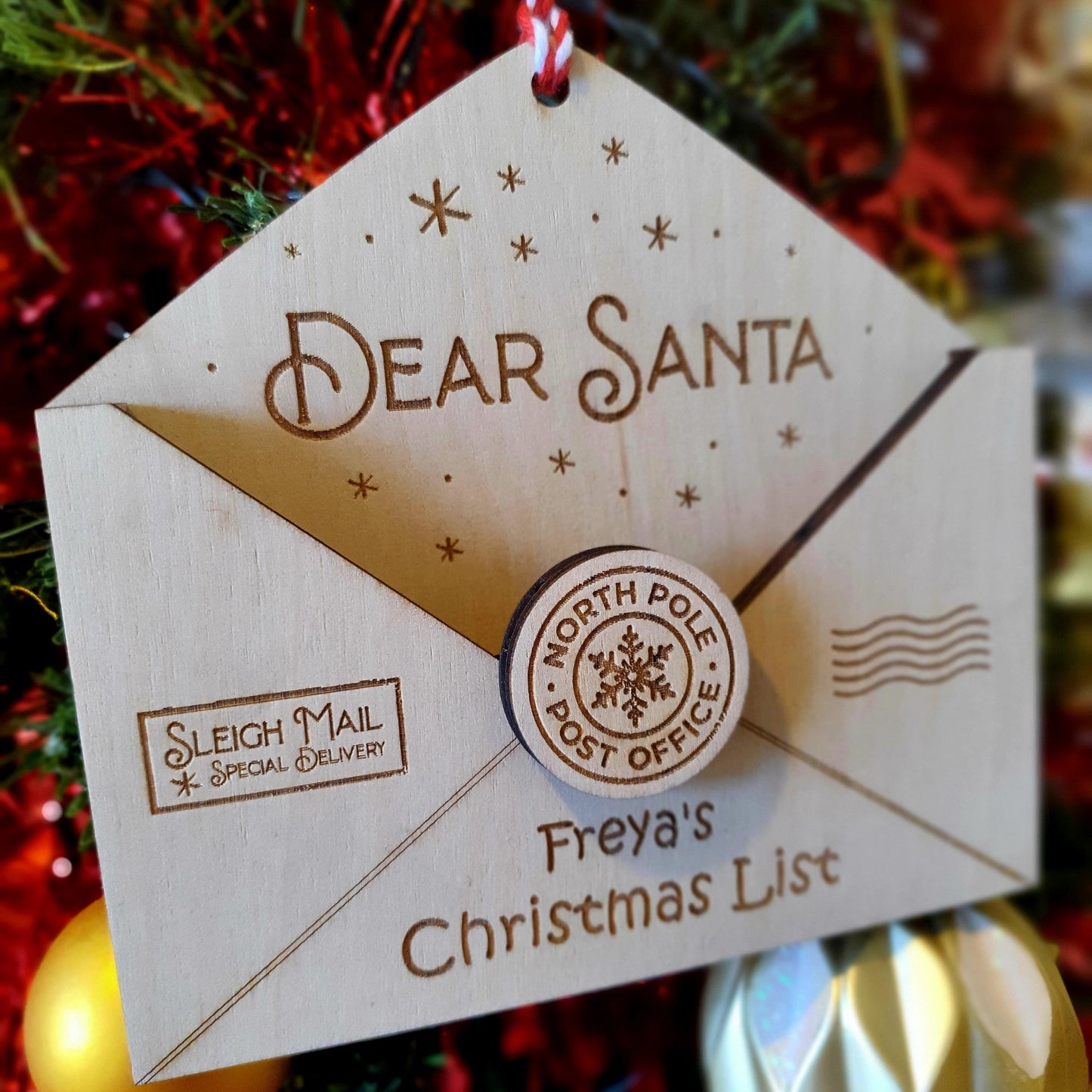 Personalised Christmas List Bauble