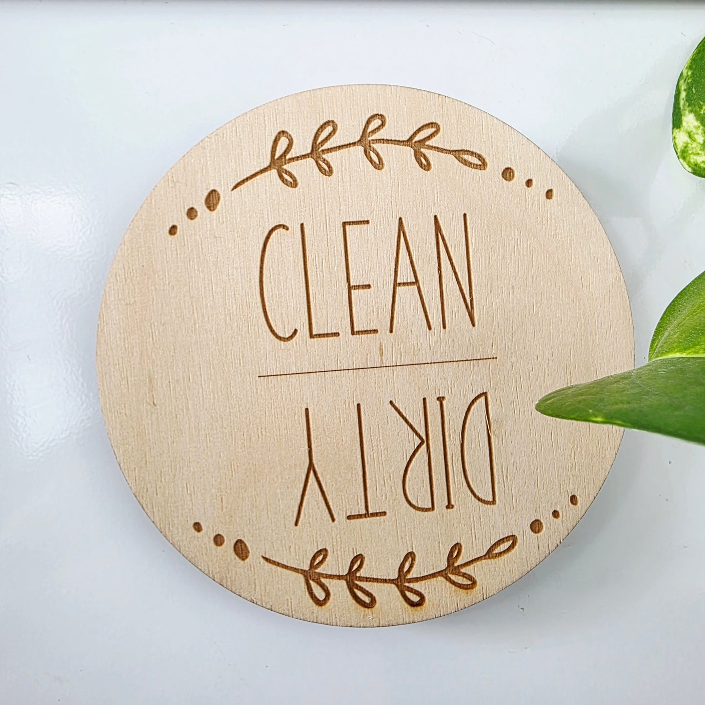 Clean Dirty Dishwasher Magnet