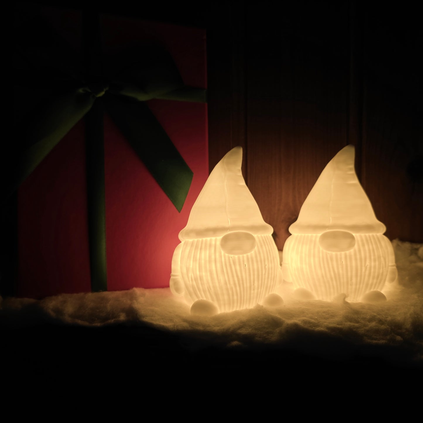 3D Christmas Gnome Decor Set