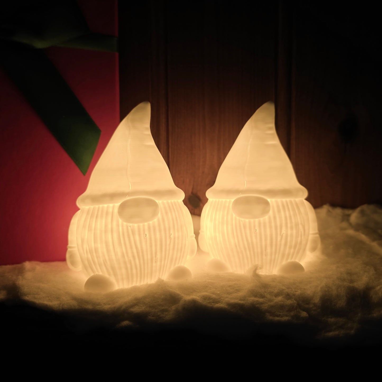3D Christmas Gnome Decor Set