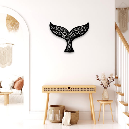 Whale Tail Wall Décor