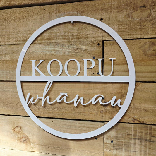 Personalised Family Name Round