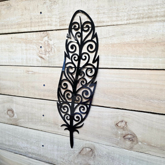 Koru Feather Wall Art + FREE Koru Earrings