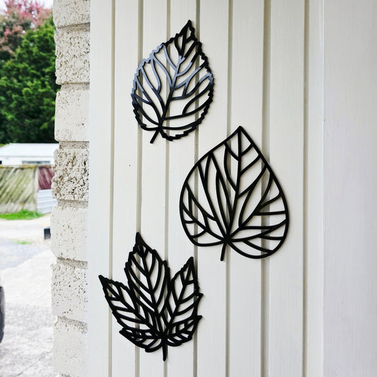 Autumn Leaves Wall Art Set Wall Decor Whimsic