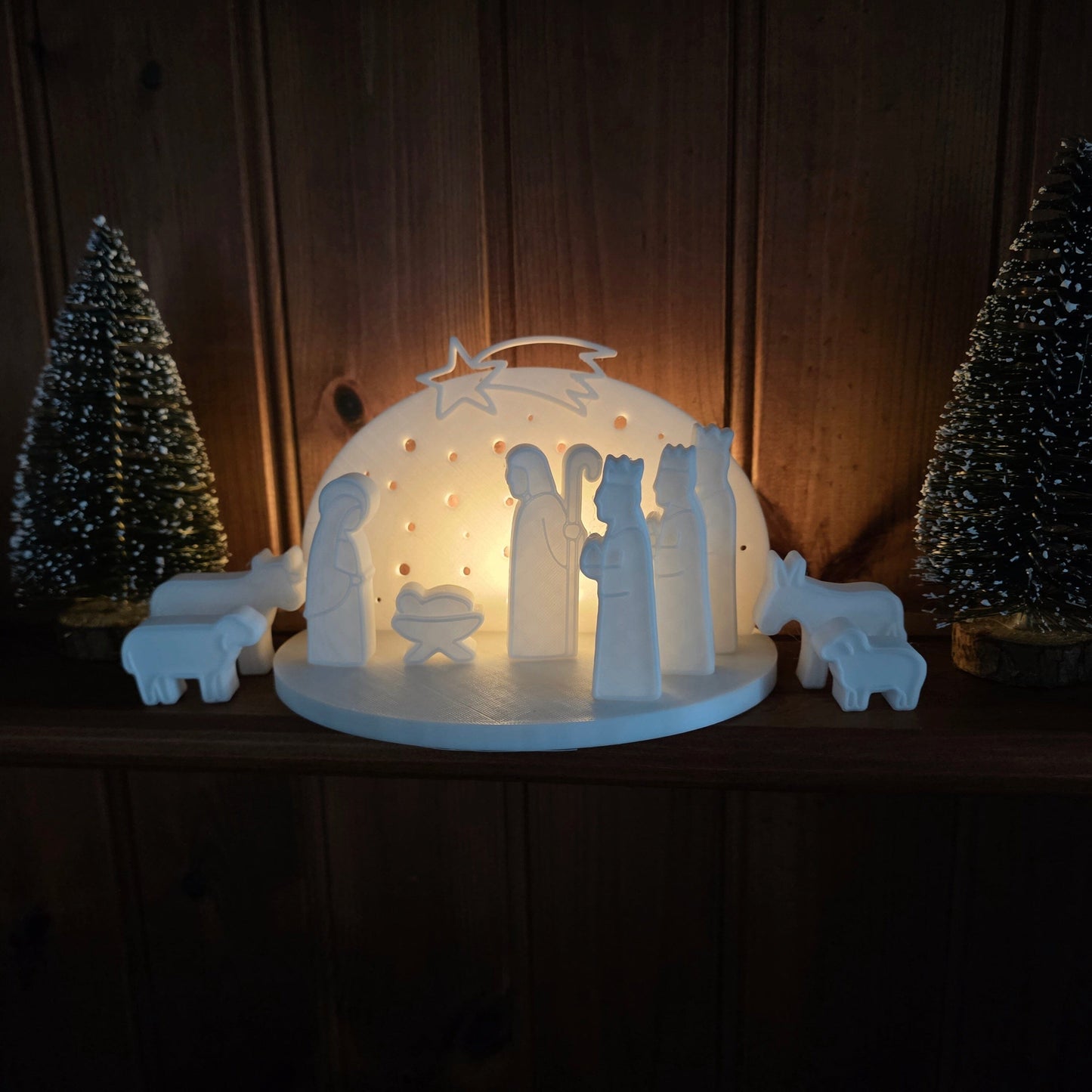 Christmas Nativity Scene Decor Set Whimsic