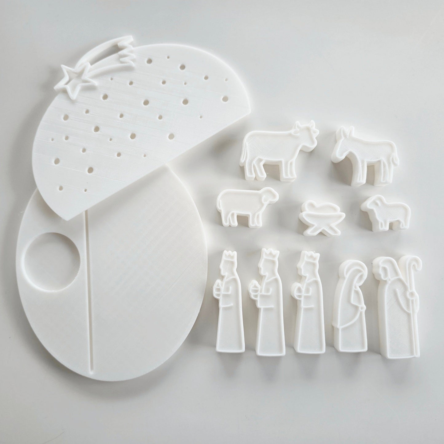 Christmas Nativity Scene Decor Set Whimsic
