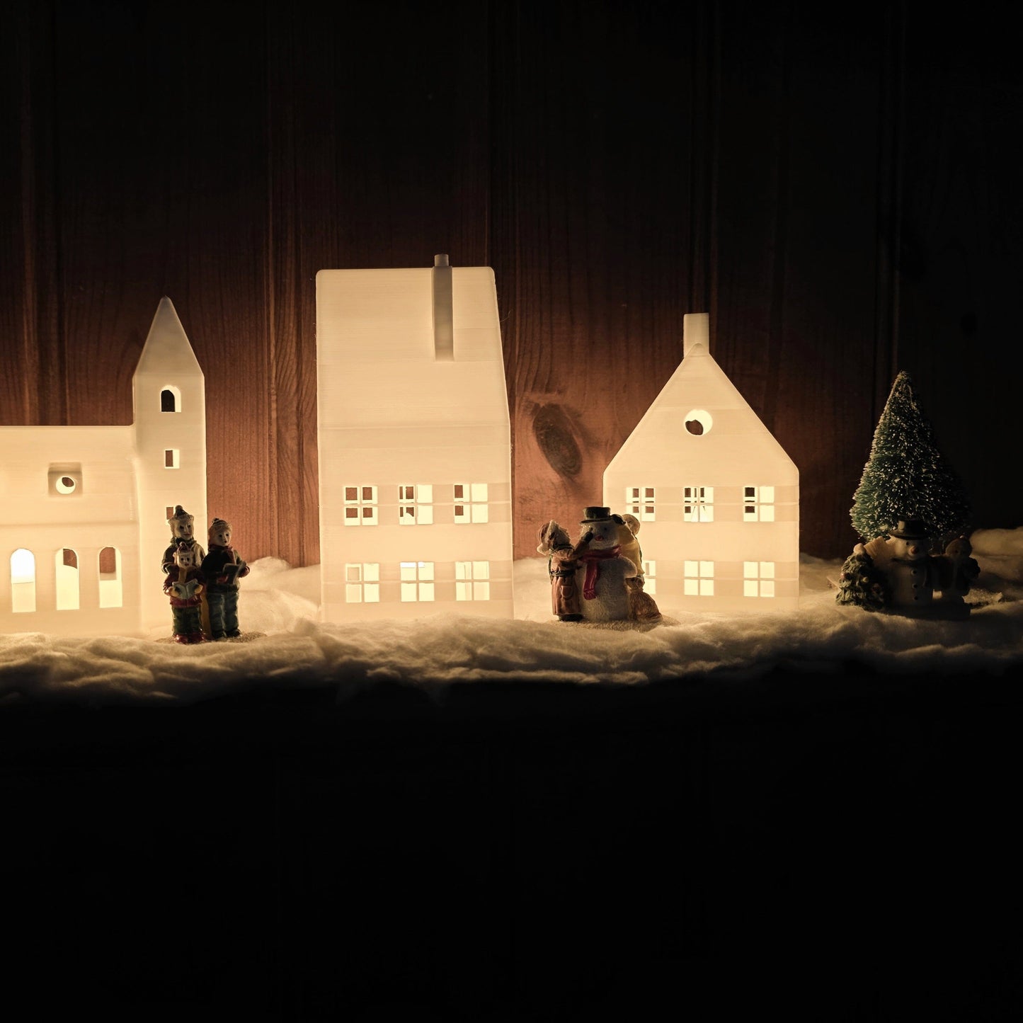 Christmas Village Decor Set Whimsic