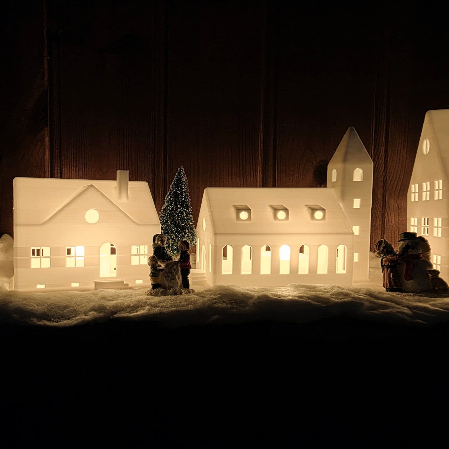 Christmas Village Decor Set Whimsic