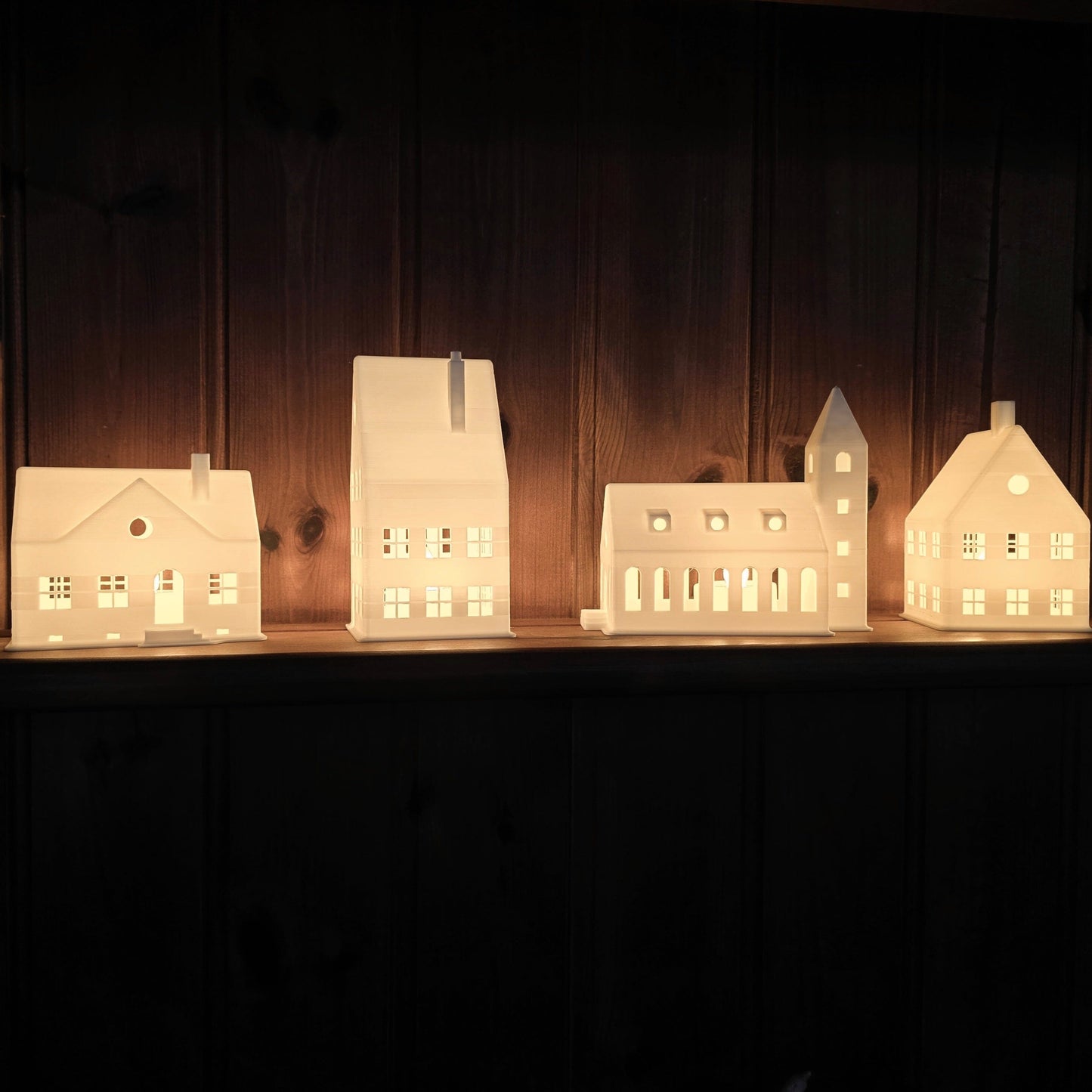 Christmas Village Decor Set Whimsic