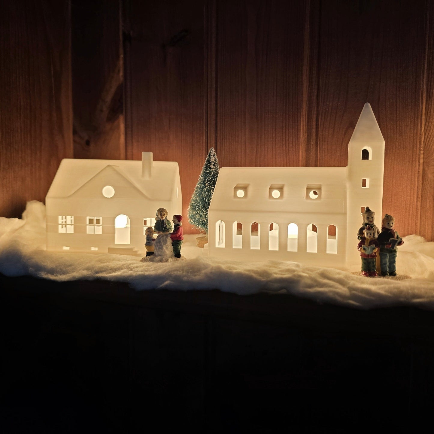 Christmas Village Decor Set Whimsic