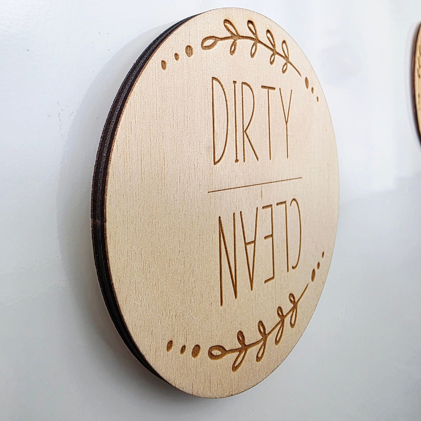 Clean Dirty Dishwasher Magnet Whimsic