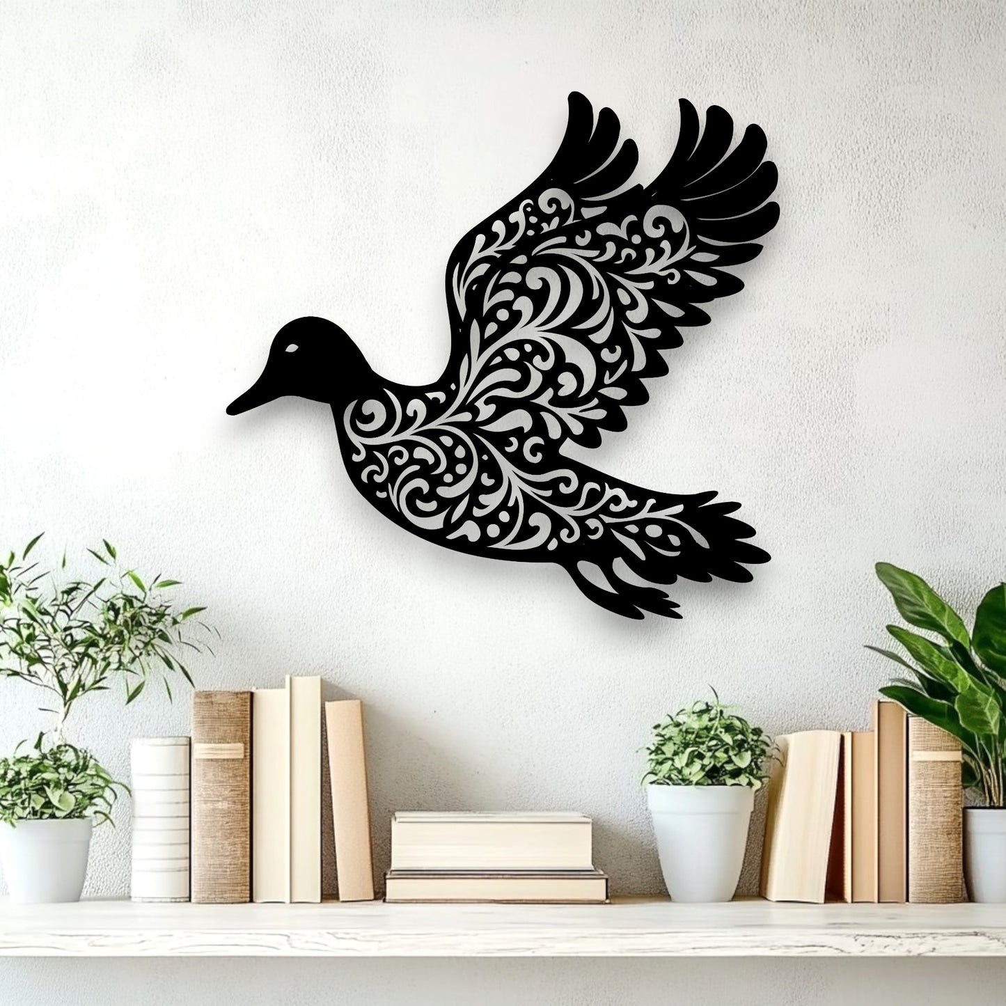 Filigree Duck Wall Art