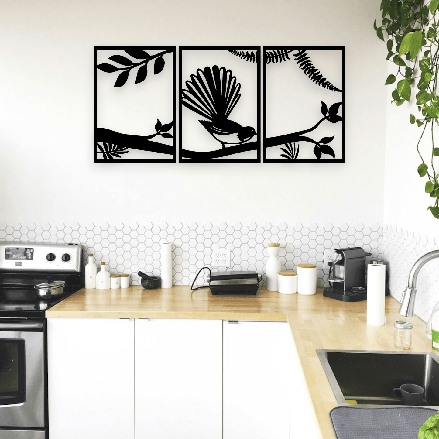 Fantail Wall Art Set Wall Decor Whimsic