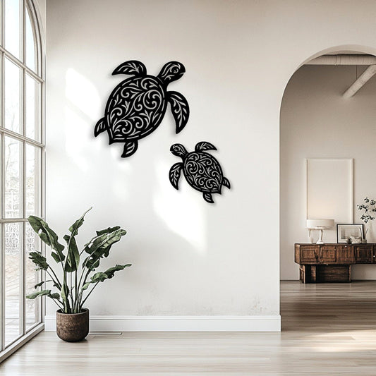 Filigree Sea Turtle Wall Décor Whimsic