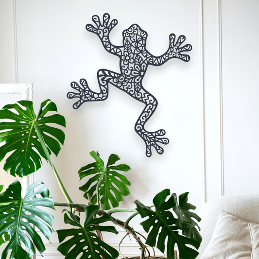Floral Frog Wall Décor Whimsic