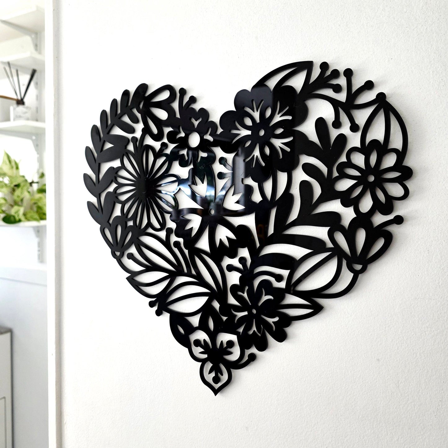 Floral Heart Wall Décor Whimsic