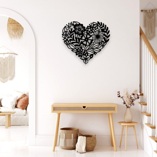 Floral Heart Wall Décor Whimsic