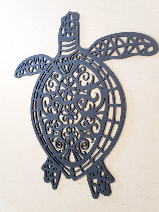 Floral Mandala Turtle Wall Décor Whimsic