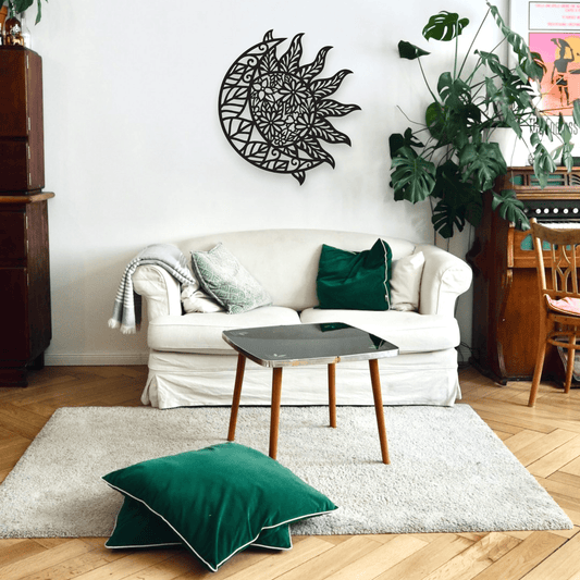 Floral Sun & Moon Wall Décor Whimsic