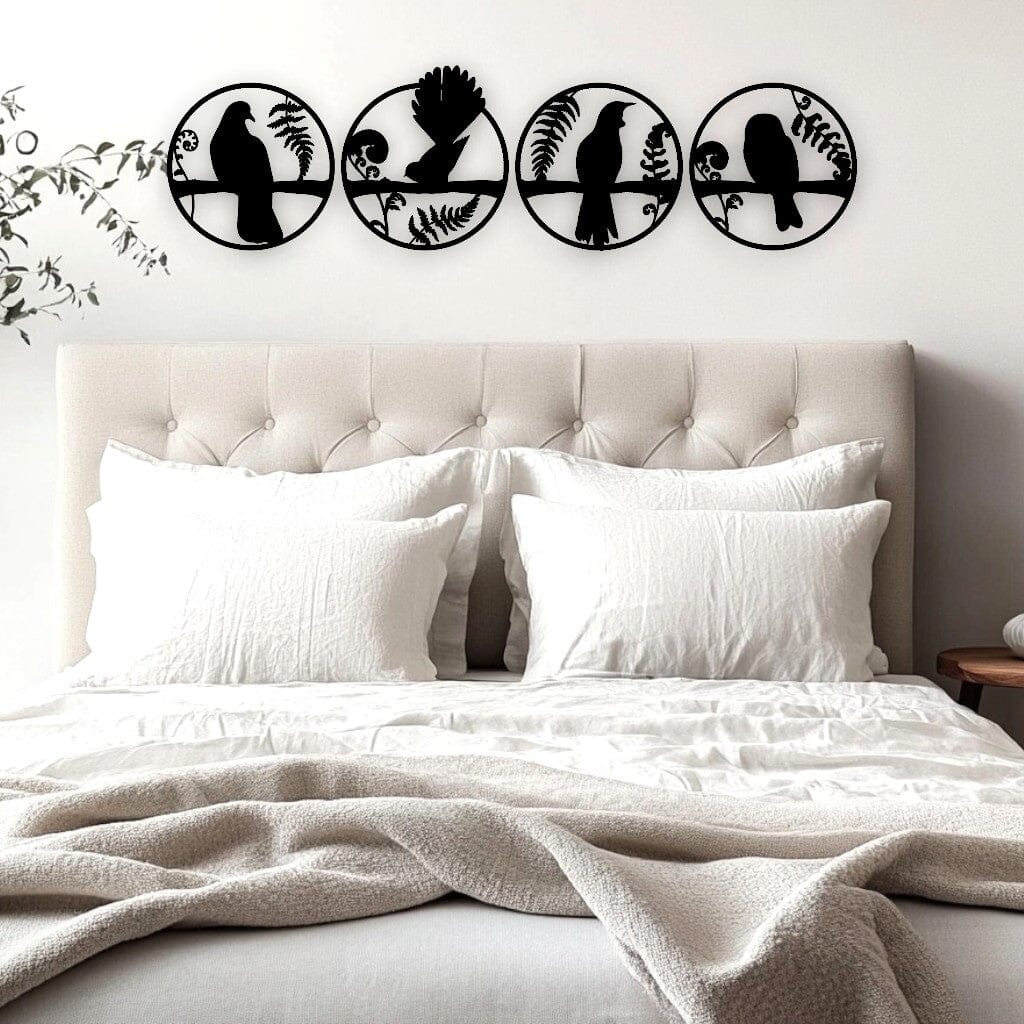 Four Piece NZ Bird Set Whimsic