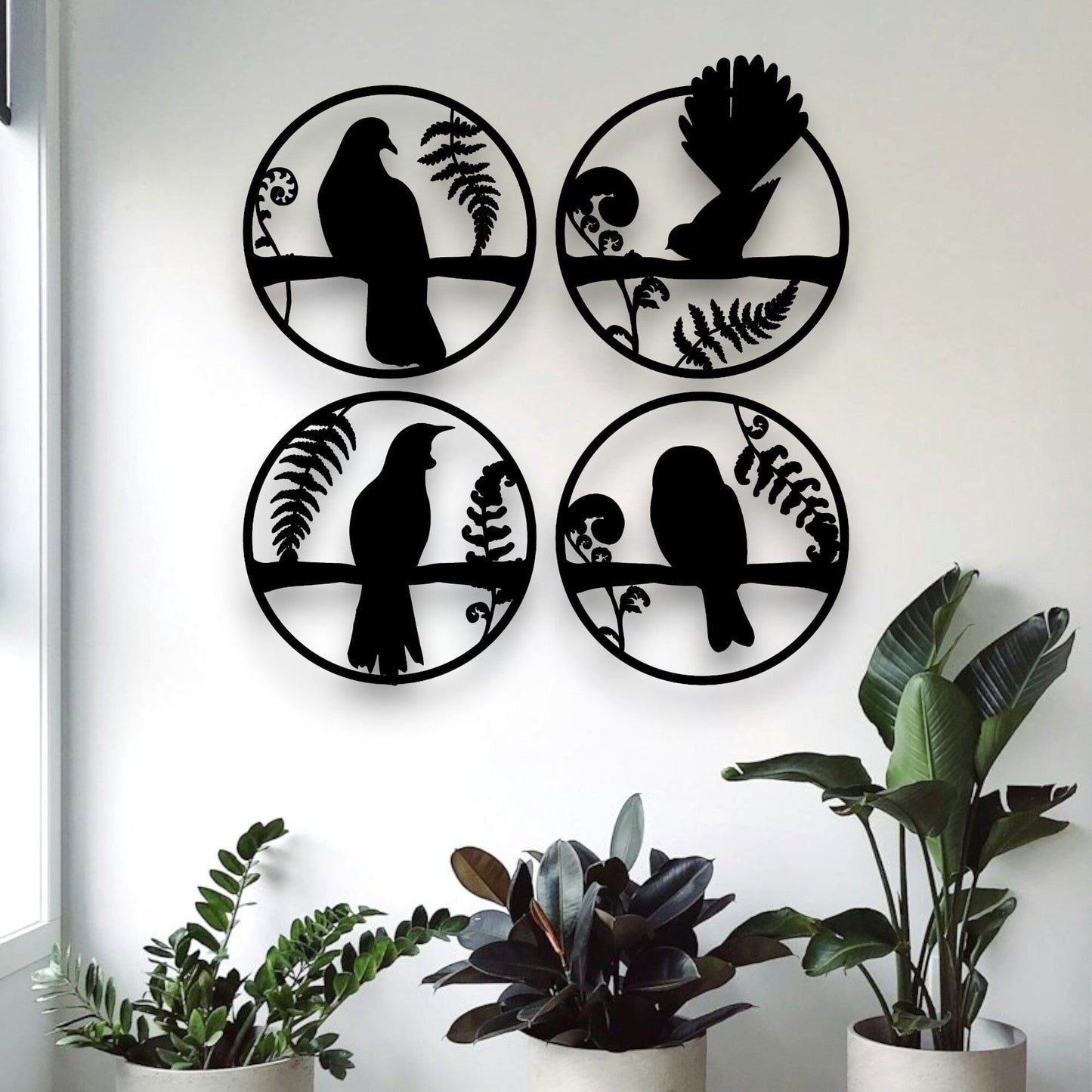 Four Piece NZ Bird Set Whimsic