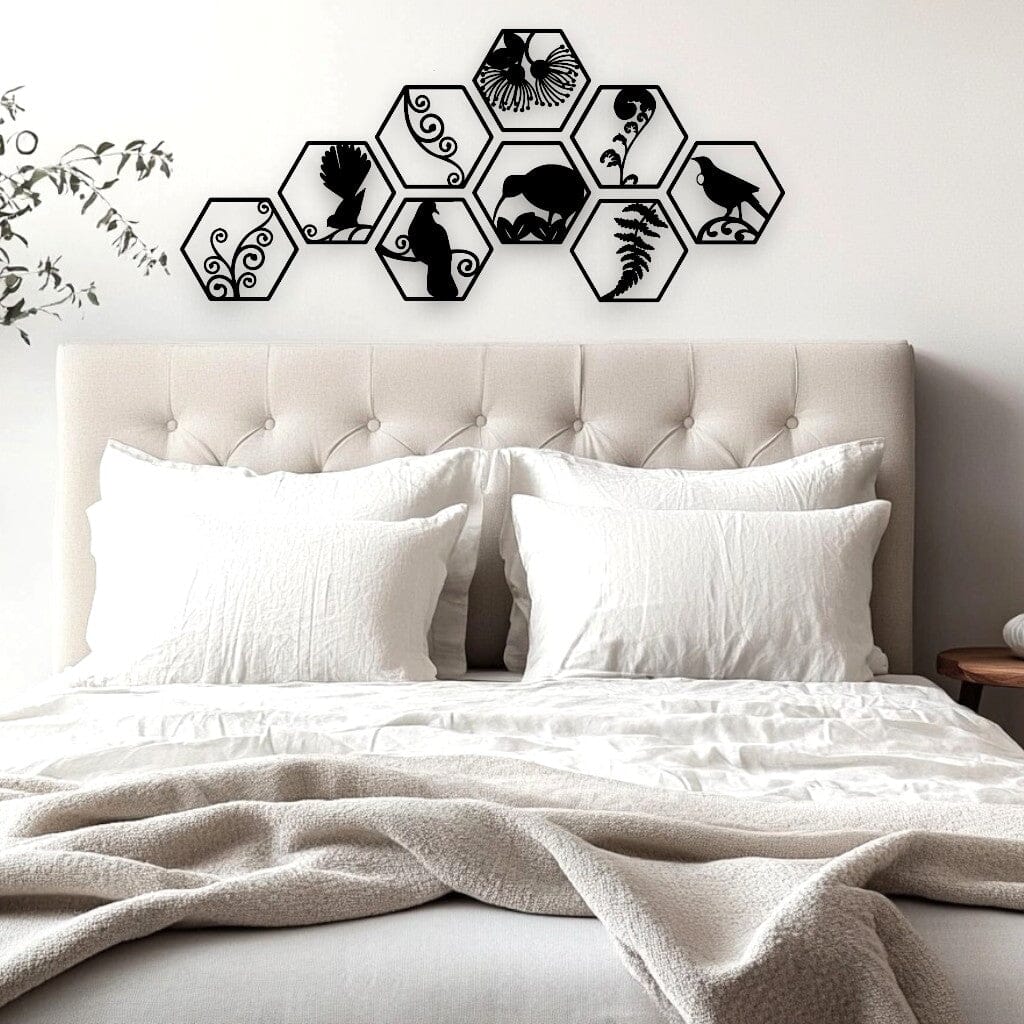 Hexagon Kiwiana Tile Set Whimsic
