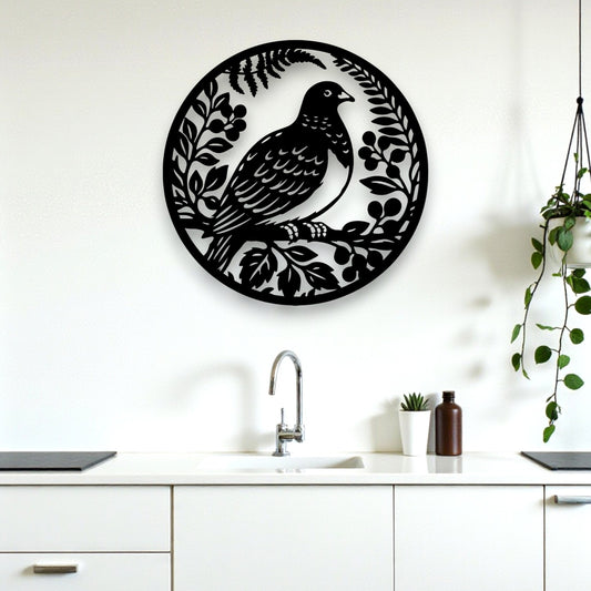 Forest Kererū Wall Art