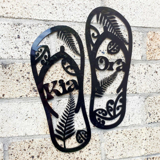 Kia Ora Jandals Décor Whimsic