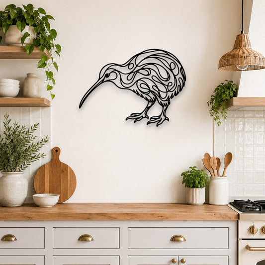 Line Art Kiwi Wall Art
