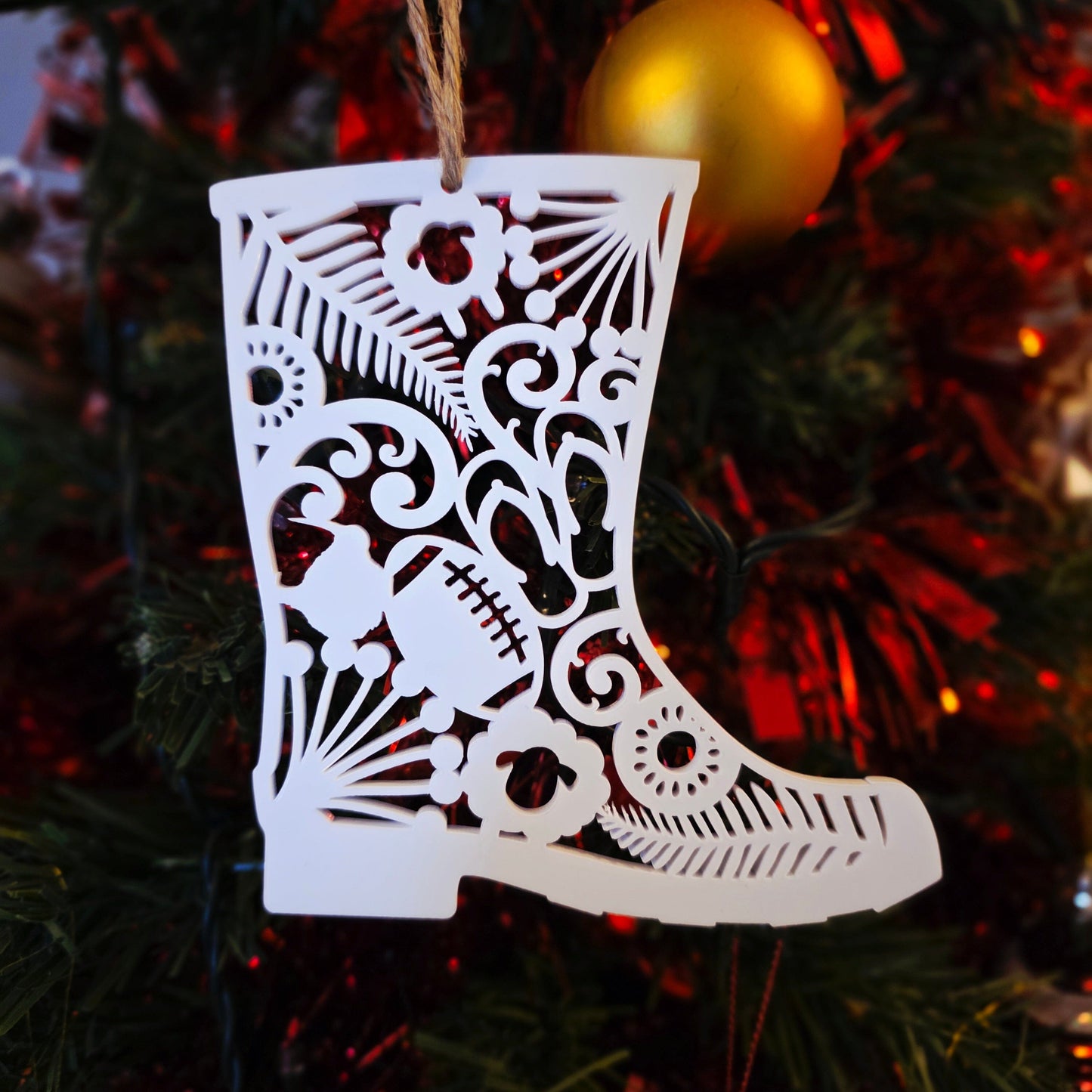 Kiwiana Icons Gumboot Ornament Whimsic