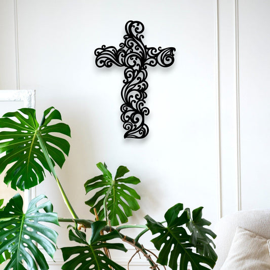Koru Cross Wall Art Whimsic