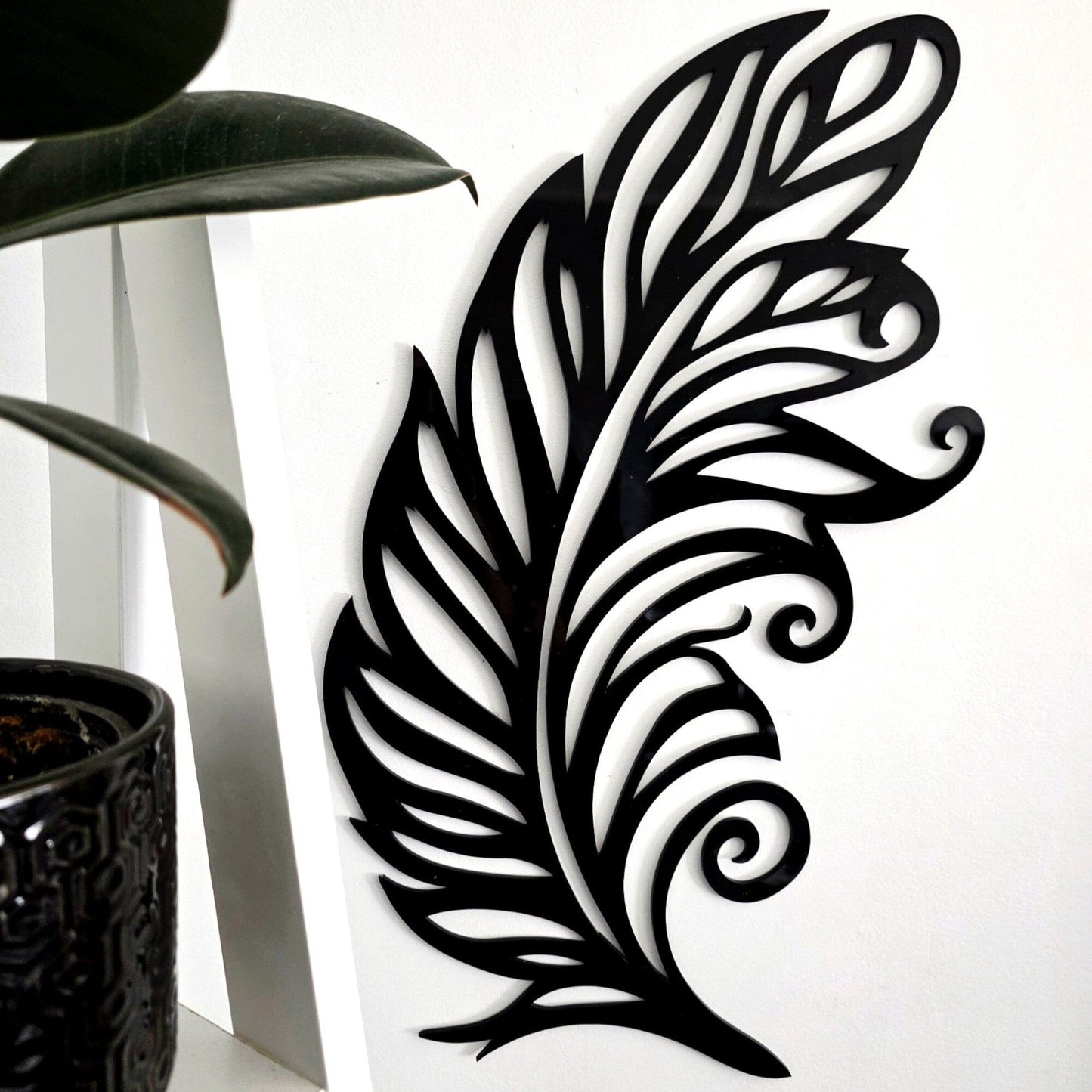 Koru Feather Wall Art Whimsic