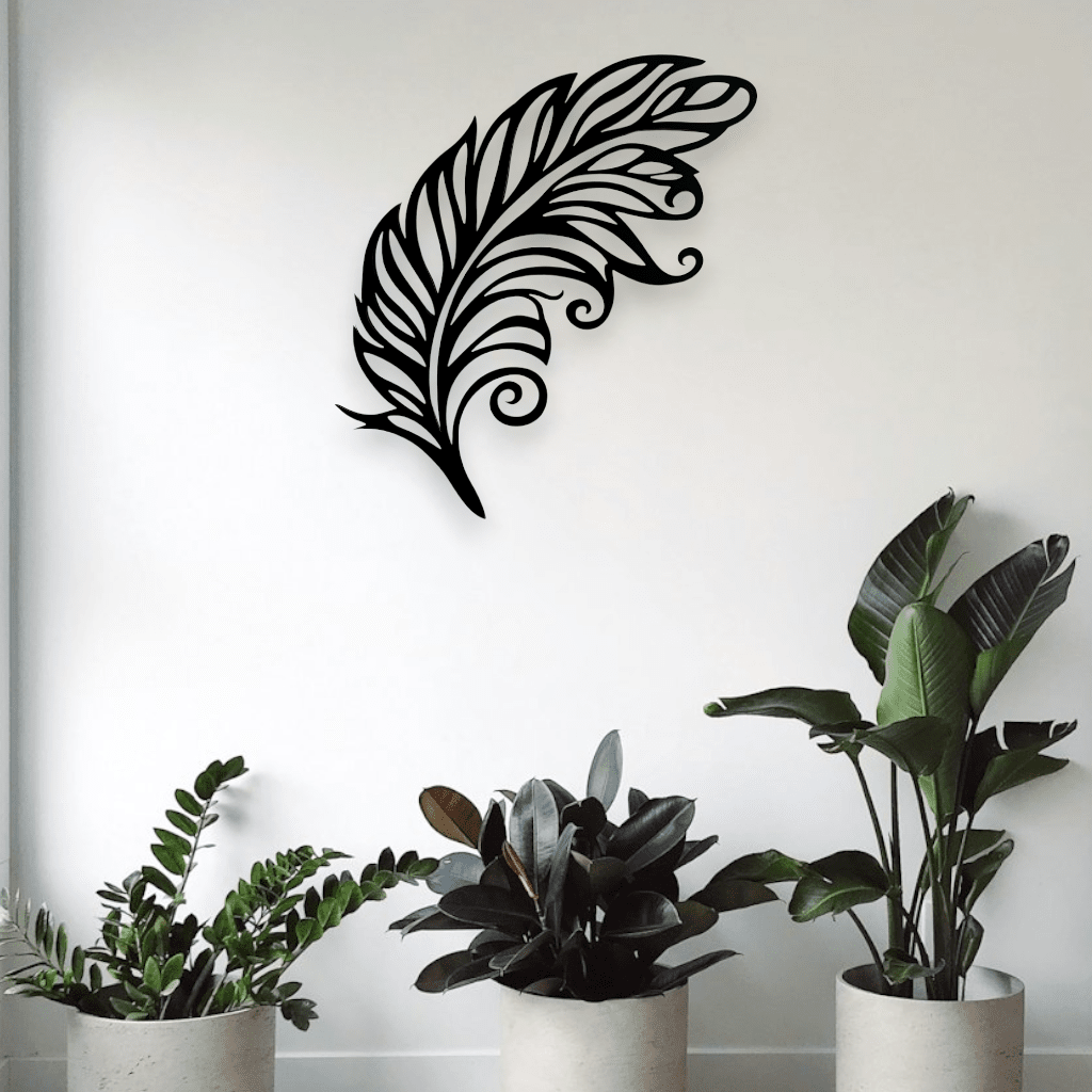 Koru Feather Wall Art Whimsic