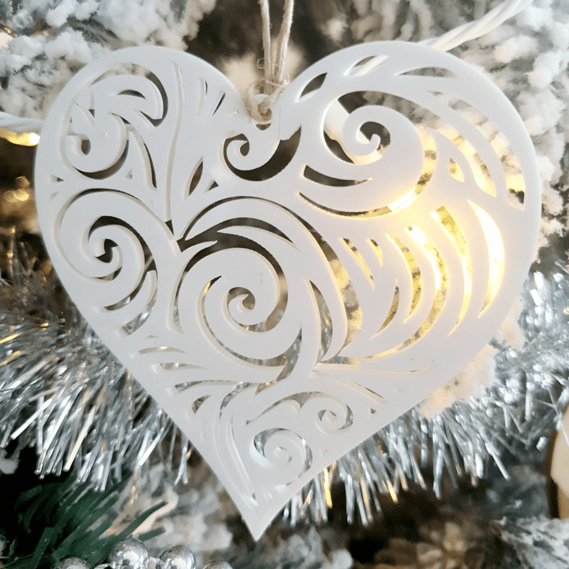 Koru Heart Ornament Whimsic