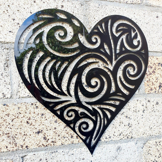 Koru Heart Wall Art Whimsic