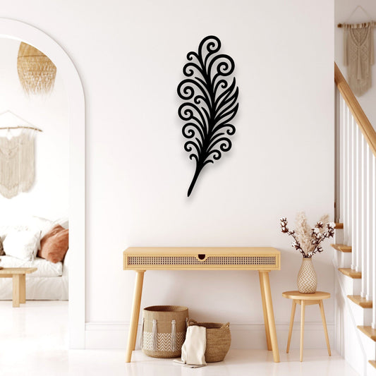 Koru Swirl Feather Wall Art Whimsic