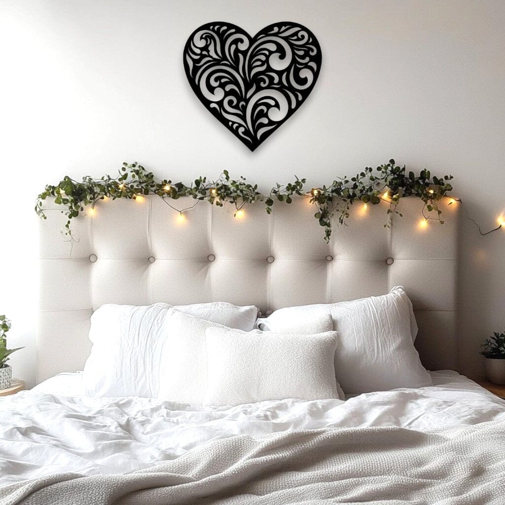 Koru Swirl Heart Wall Art Whimsic