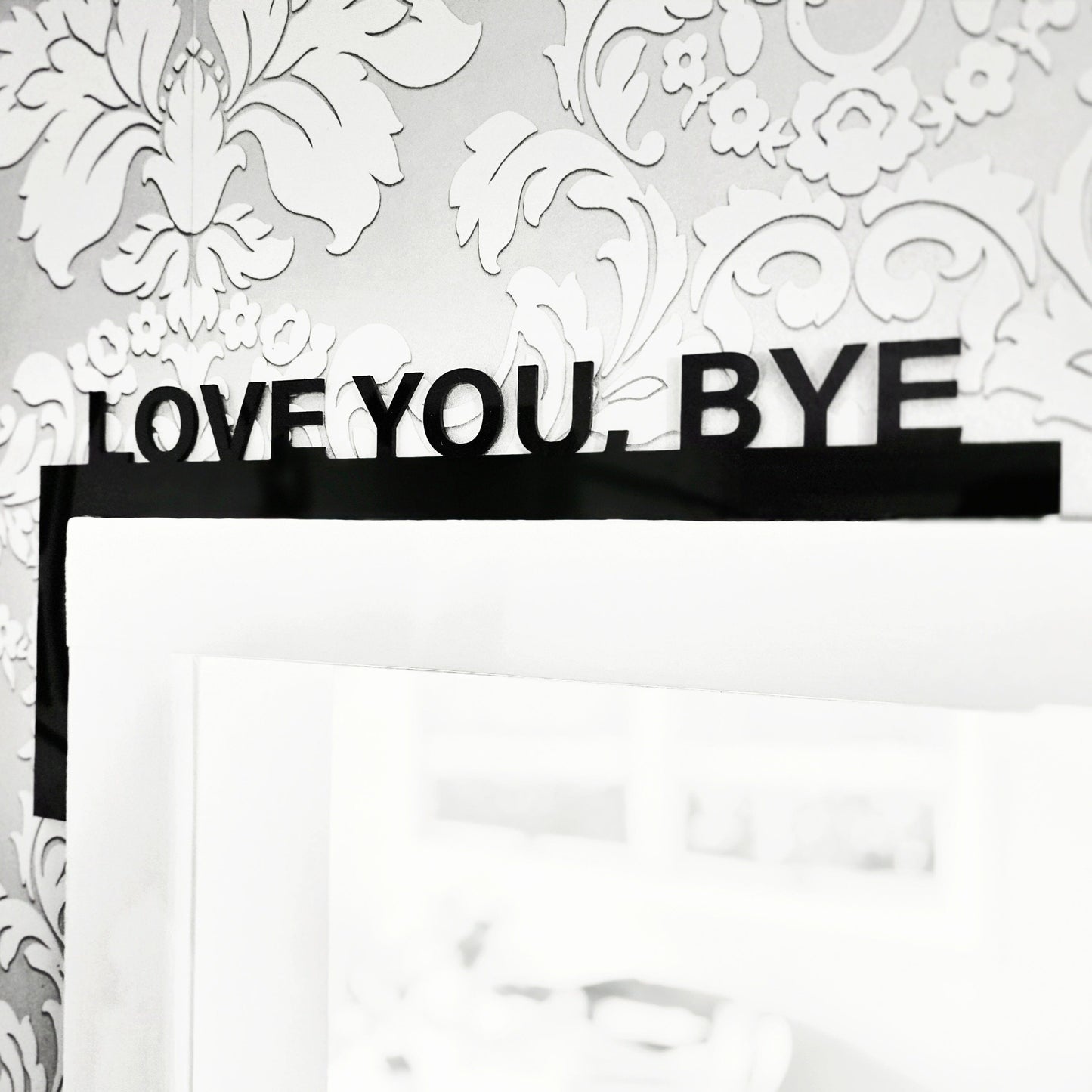 Love You Bye Door Frame Sign Whimsic