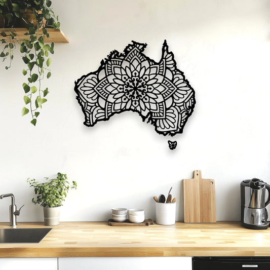 Mandala Australia Map Whimsic