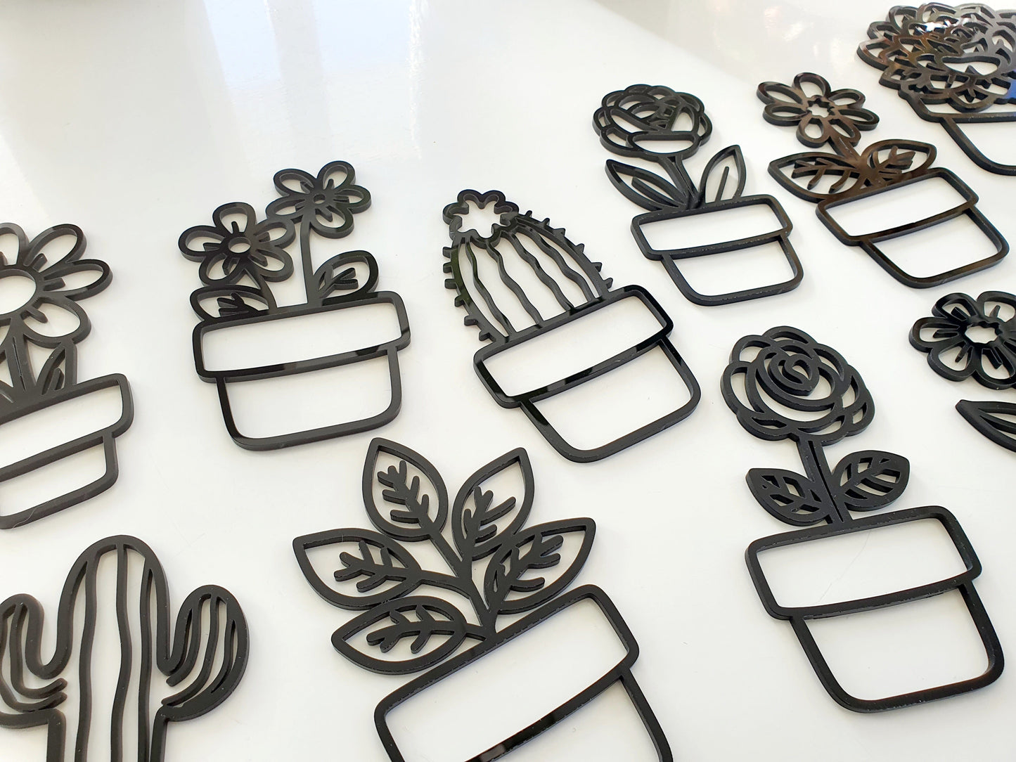Mini Plant Pots Wall Art Whimsic