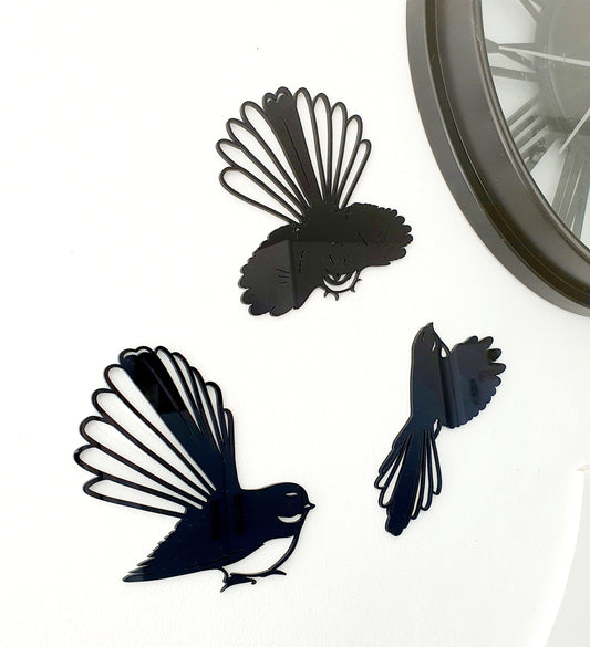 Mini Three Piece Fantail Set Wall Decor Whimsic