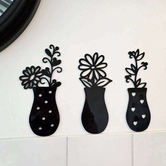 Mini Vase Plants Wall Art Set Whimsic