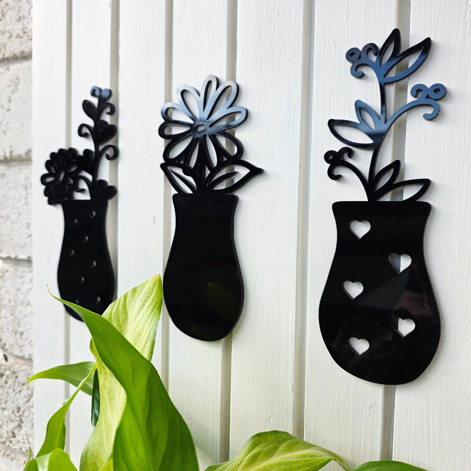 Mini Vase Plants Wall Art Set Whimsic
