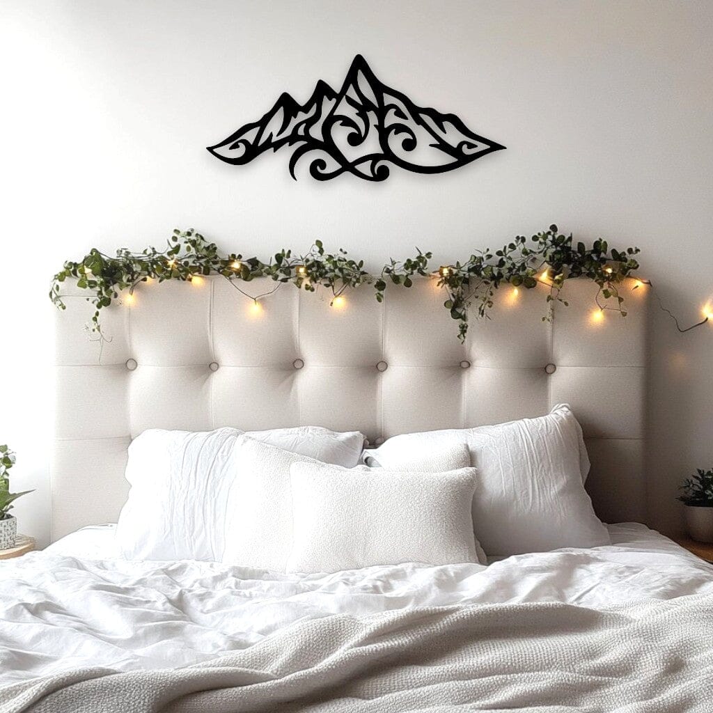 Mountain Outline Wall Art Wall Decor Whimsic