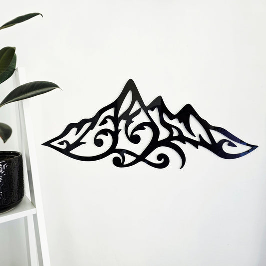 Mountain Outline Wall Art Wall Decor Whimsic