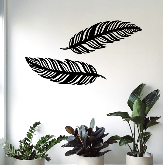 Large Feather Wall Art