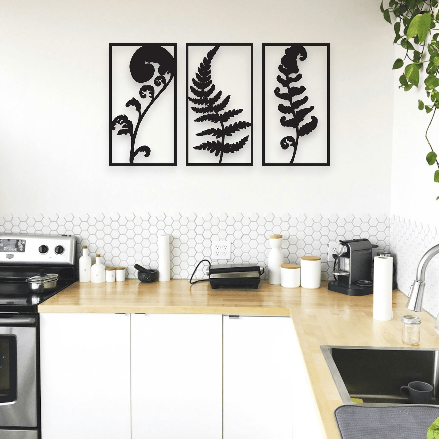 NZ Ferns Wall Art Set Wall Decor Whimsic