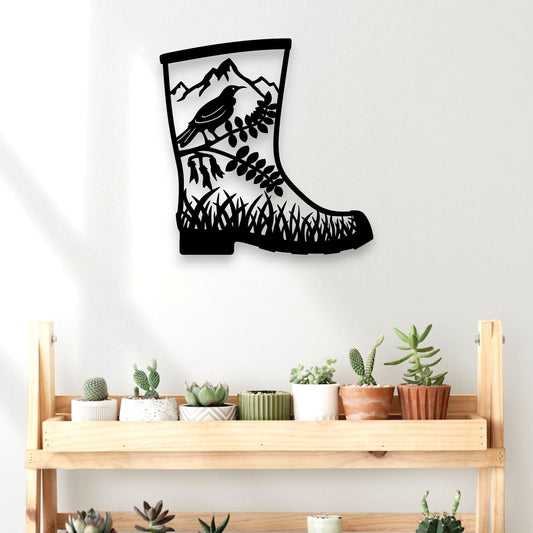 NZ Scene Gumboot Wall Art Whimsic